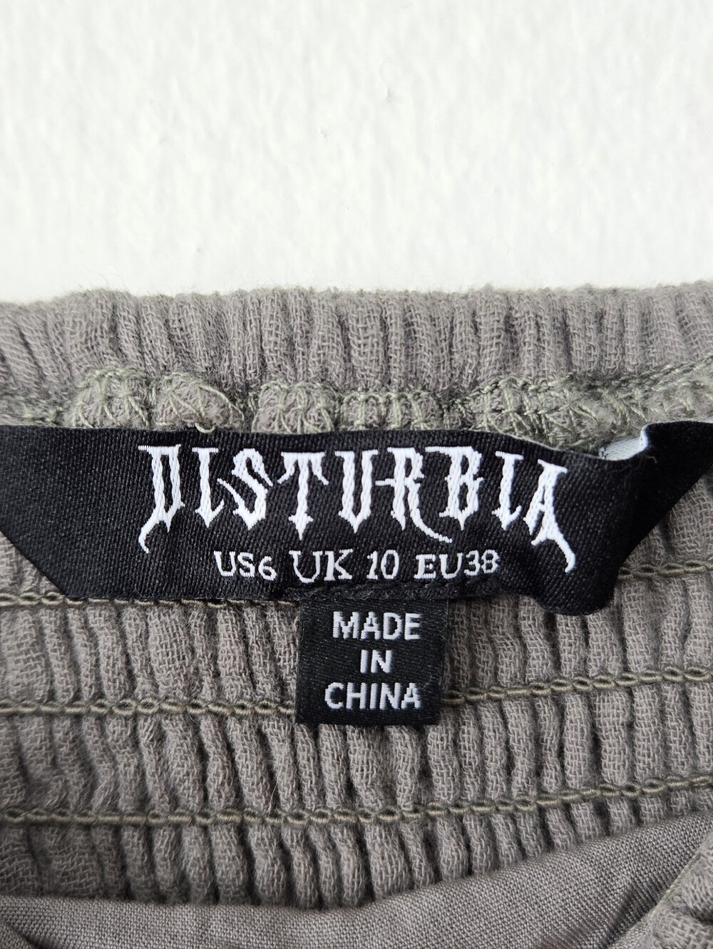 Disturbia - Alder Cotton Ivy Detailed Crop Top Whimsygoth Cottagecore - Picture 5 of 6